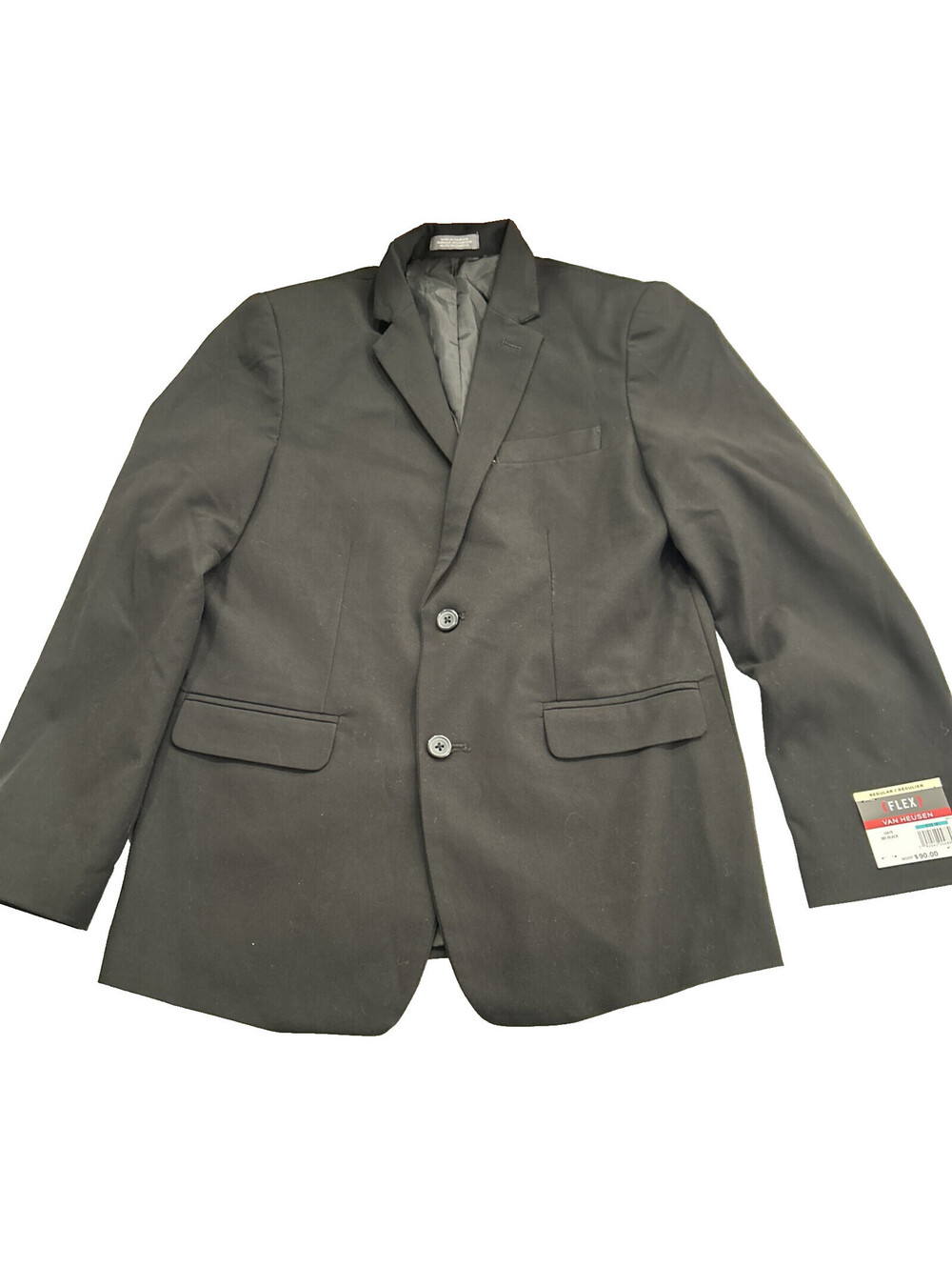 Van Heusen Boys Blazer Black 16 Regular Flex